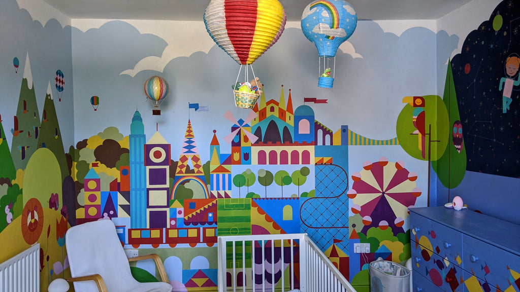 Decorating our kids nursery