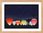 Bristol Balloon Fiesta Night Glow Print - Bemmie