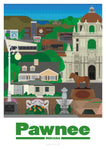 Parks and Recreation Pawnee Indiana Print Poster
