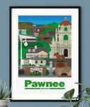 Parks and Recreation Pawnee Indiana Print Poster Parks and Rec