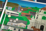 Parks and Recreation Pawnee Indiana Print Poster Parks and Rec