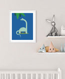 kids room Brontosaurs print