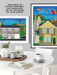 Personalised custom Bristol house print